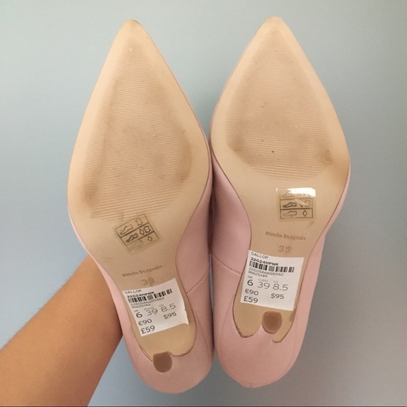 Brand New Pink Leather Heels by Topshop - Picture 4 of 6
